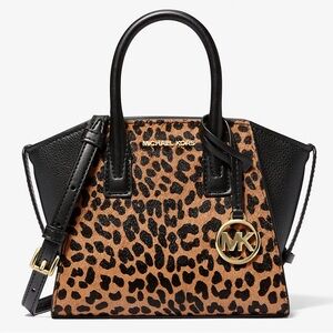 Michael Kors Extra Small Cheetah Print Calf Hair & Leather Satchel - NWT